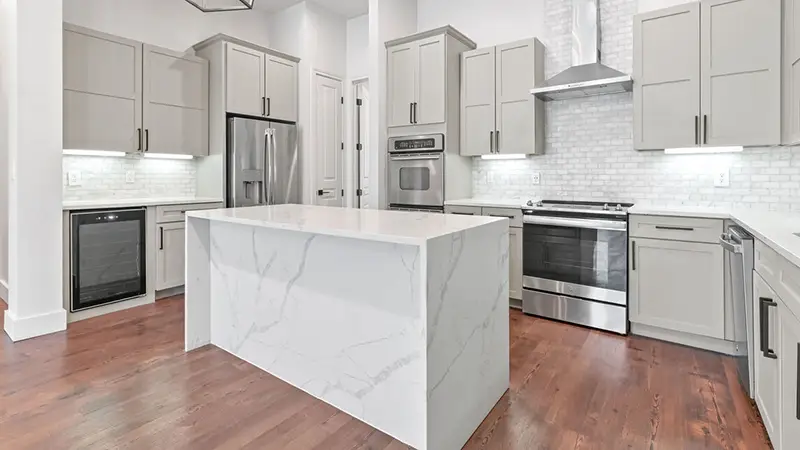 St. James Apartments Kitchen Island