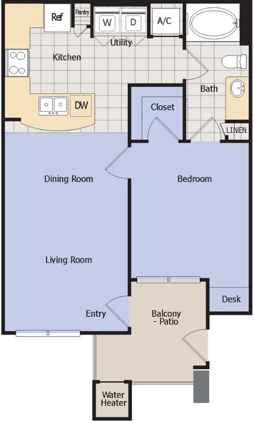 Ten Oaks floor plan 1