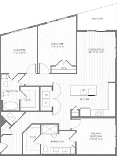 The Albright floor plan 1