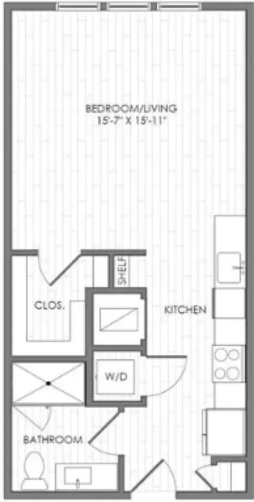 The Albright floor plan 1