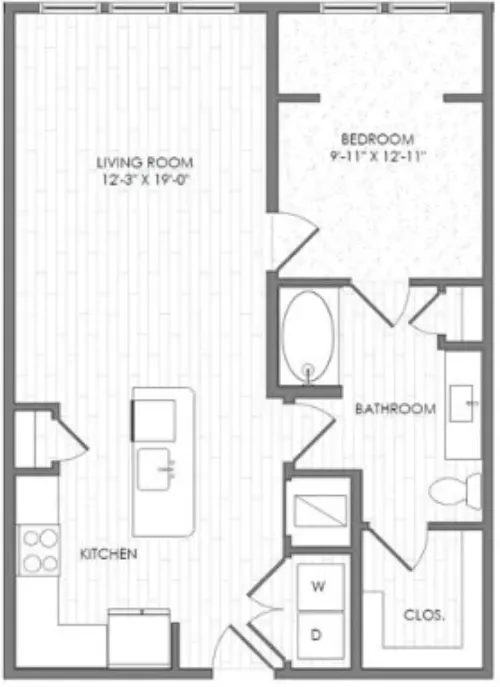 The Albright floor plan 14