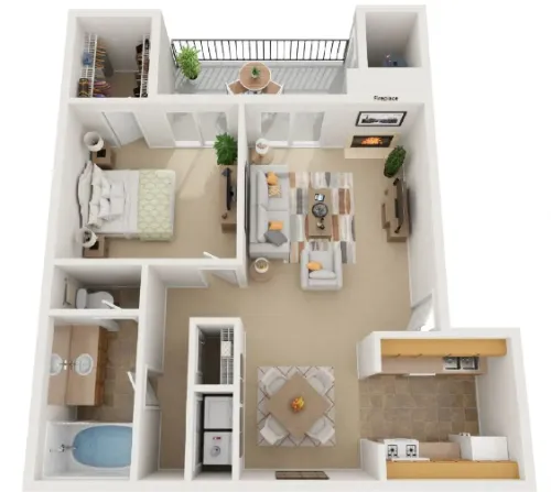 The Amethyst floor plan 2