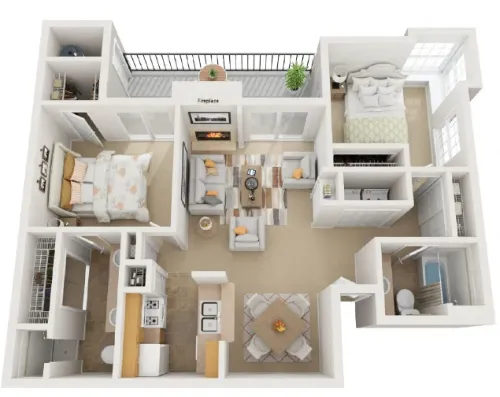 The Amethyst floor plan 4