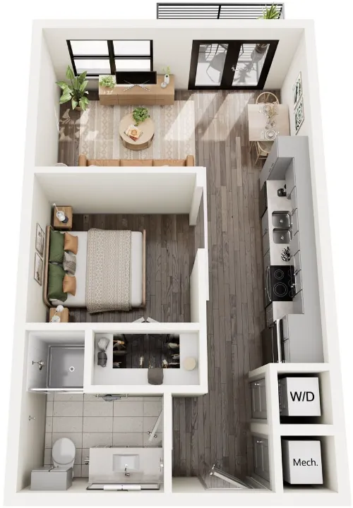 The Anderson floor plan 1