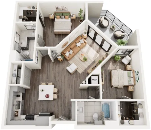 The Anderson floor plan 1