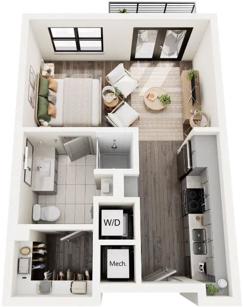 The Anderson floor plan 1