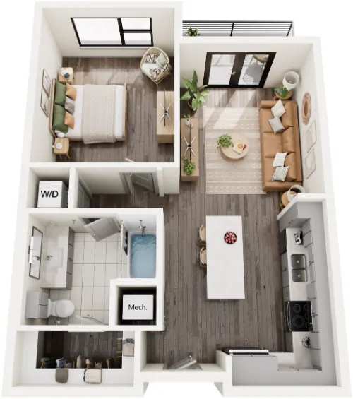 The Anderson floor plan 14