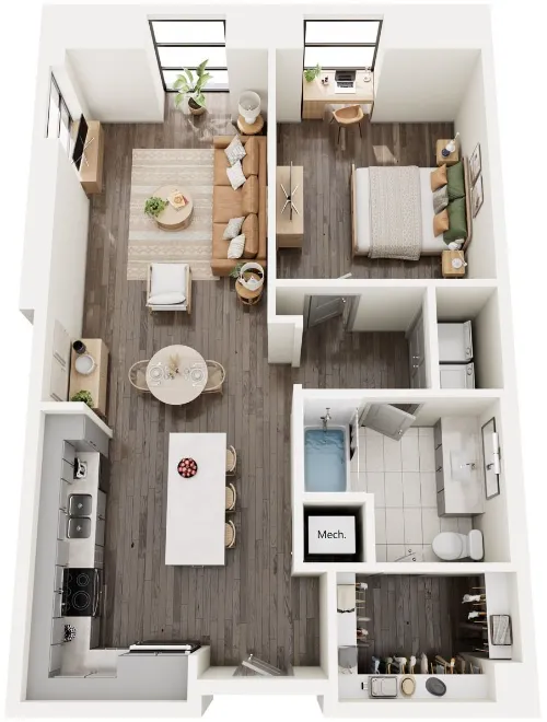 The Anderson floor plan 23