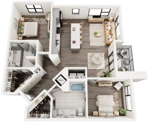 The Anderson floor plan 4