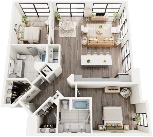 The Anderson floor plan 5