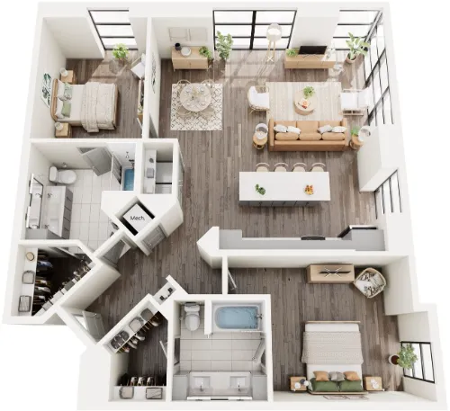 The Anderson floor plan 6