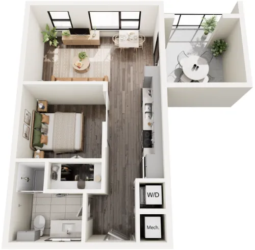 The Anderson floor plan 7