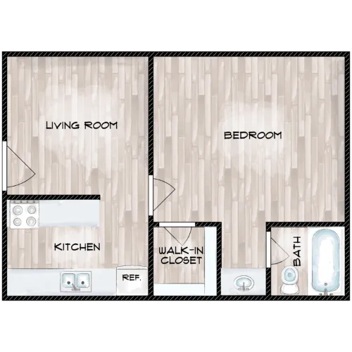 The Berkleyg floor plan 1