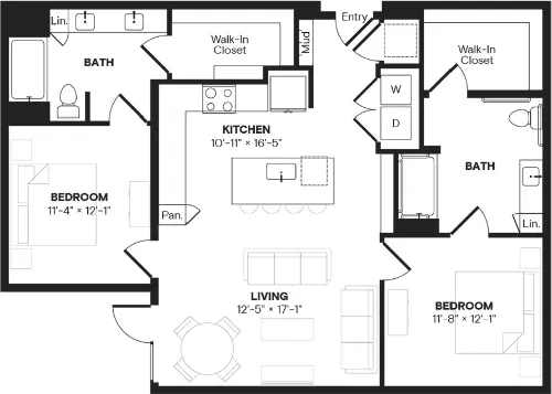 The Bond floor plan 1