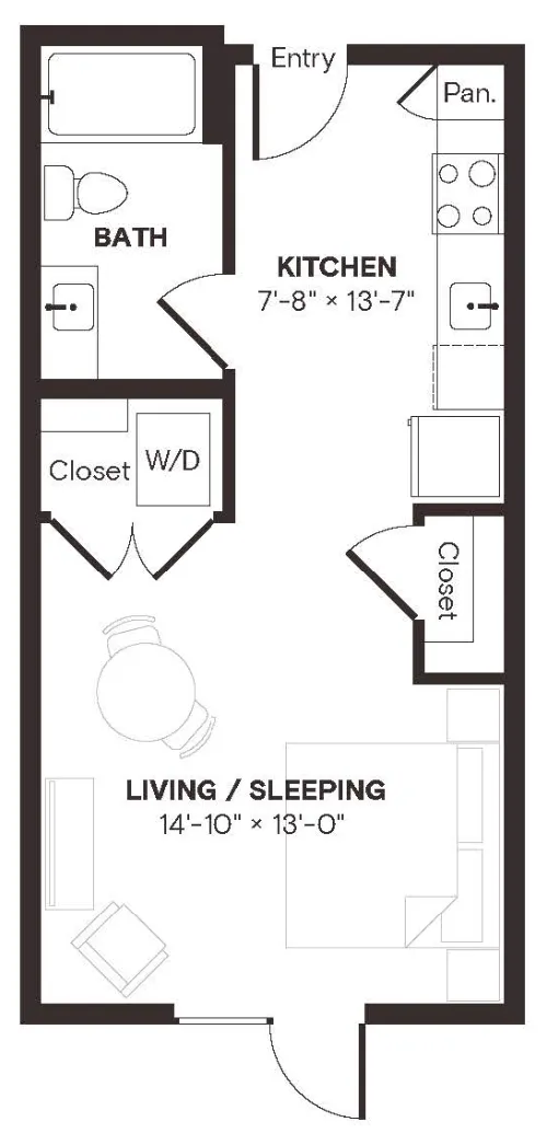 The Bond floor plan 1