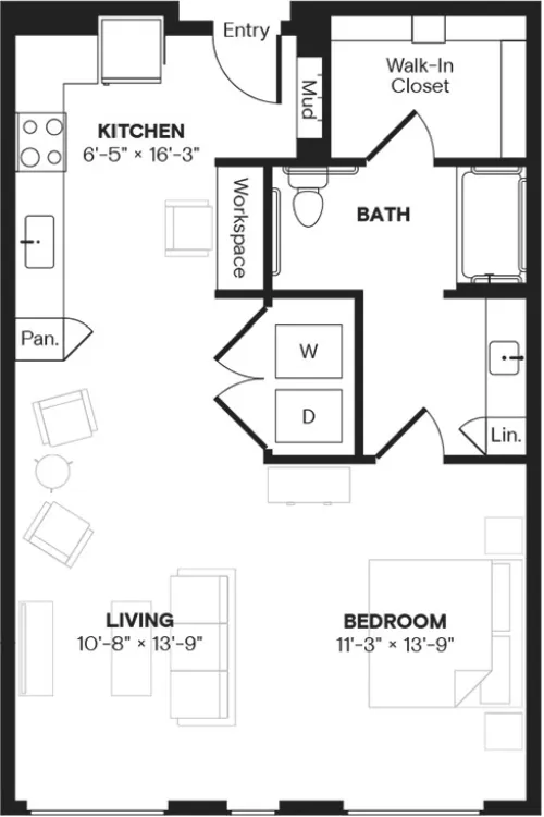 The Bond floor plan 10