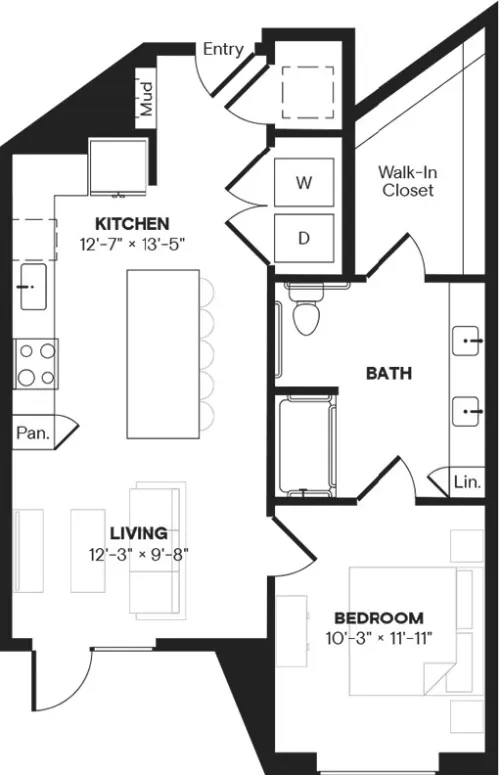 The Bond floor plan 12