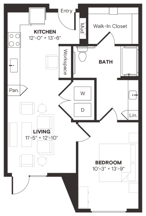 The Bond floor plan 13