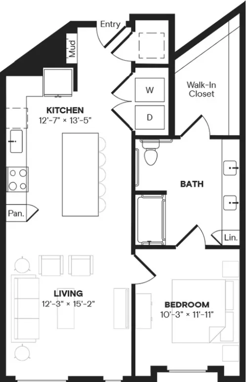 The Bond floor plan 14