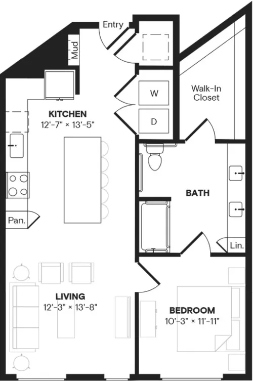 The Bond floor plan 15