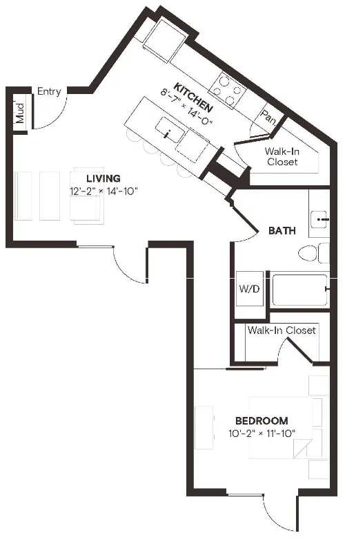 The Bond floor plan 3