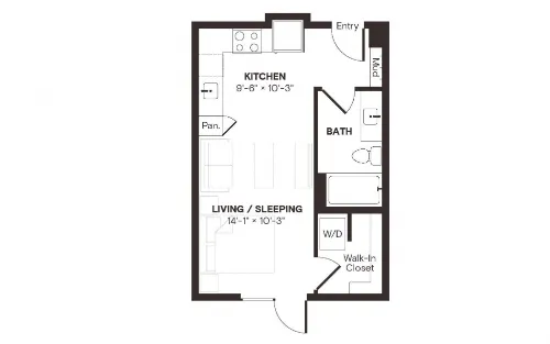 The Bond floor plan 3