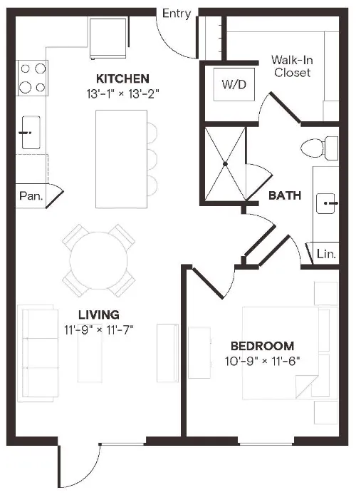 The Bond floor plan 4