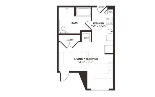 The Bond floor plan 5