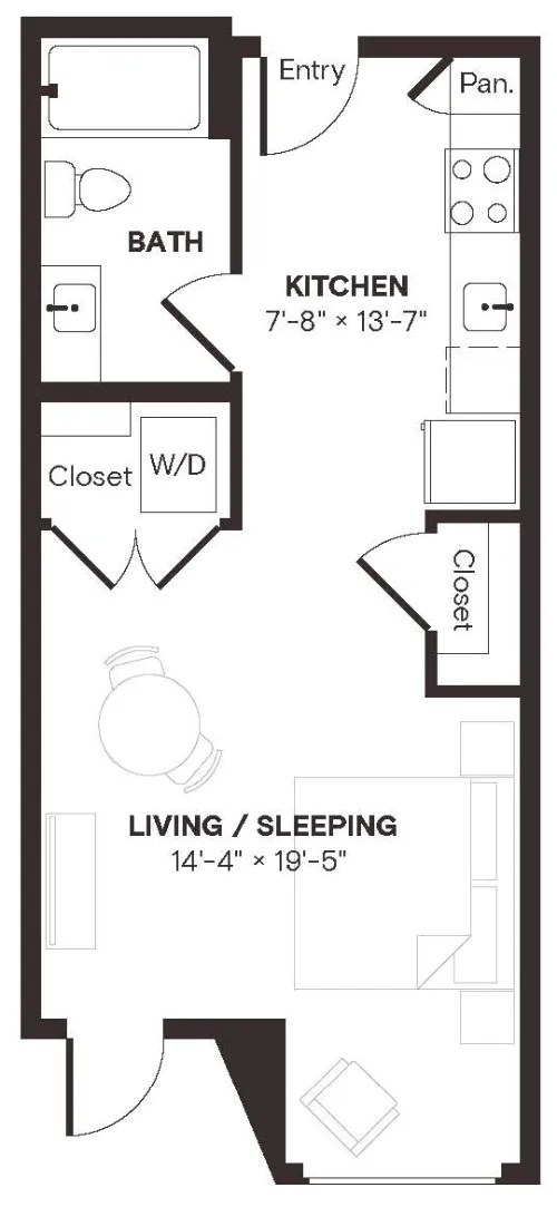 The Bond floor plan 6