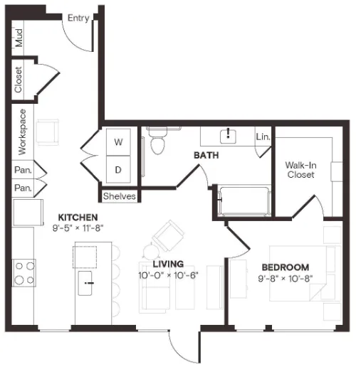 The Bond floor plan 7