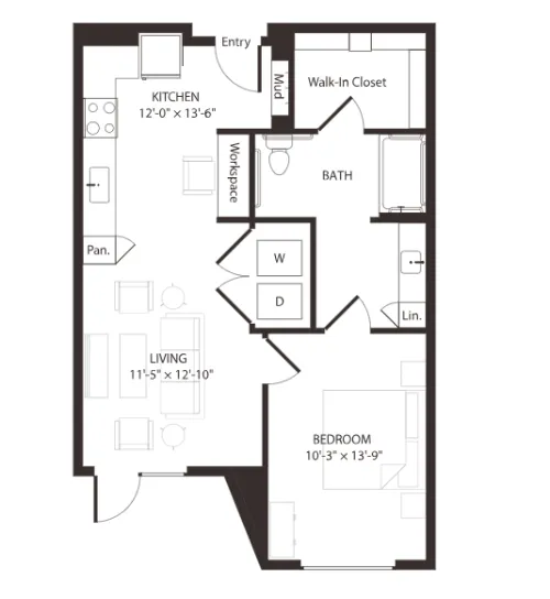 The Bond floor plan 9