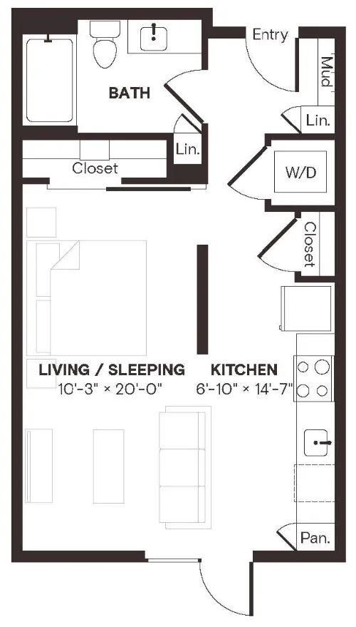 The Bond floor plan 9