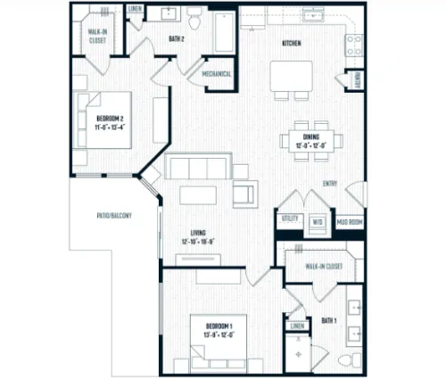 The Copeland floor plan 12