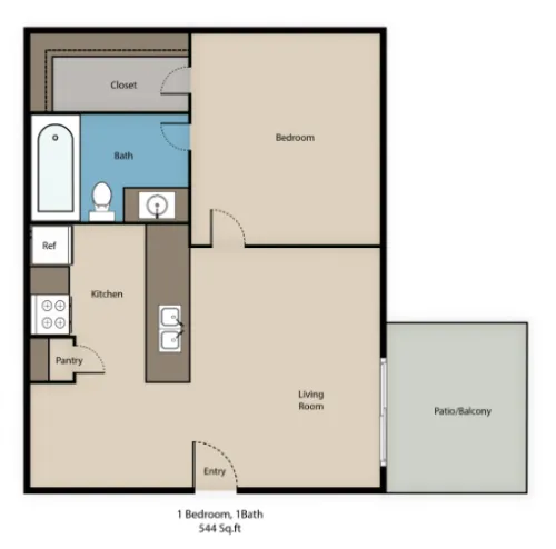 The Ivy floor plan 2