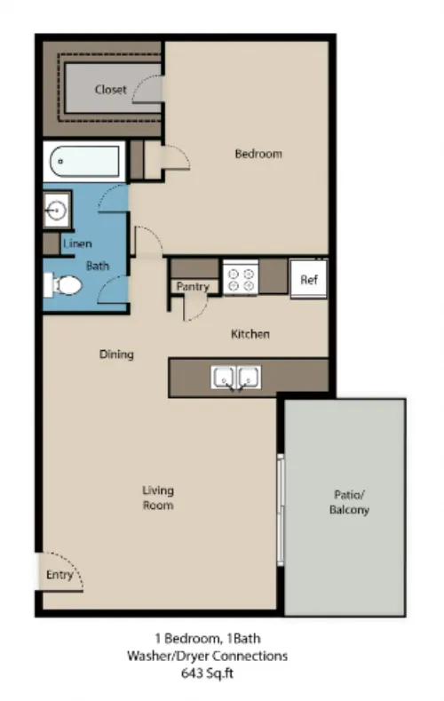 The Ivy floor plan 3