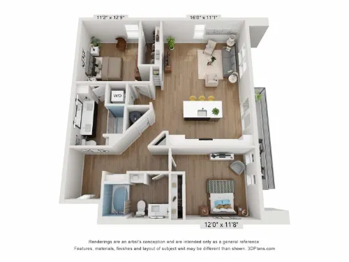 The Johnny floor plan 11