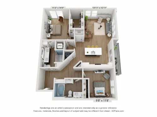 The Johnny floor plan 12