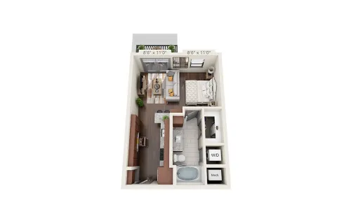 The Kenzie At The Domain floor plan 1