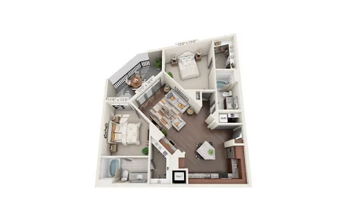 The Kenzie At The Domain floor plan 11