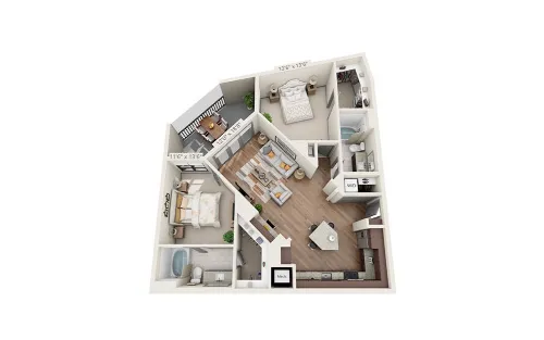 The Kenzie At The Domain floor plan 12