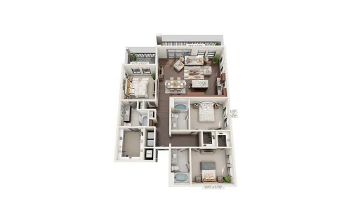 The Kenzie At The Domain floor plan 13