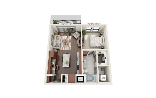 The Kenzie At The Domain floor plan 2