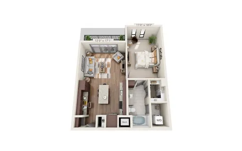 The Kenzie At The Domain floor plan 3