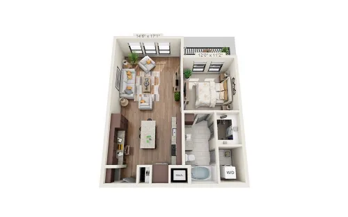 The Kenzie At The Domain floor plan 4