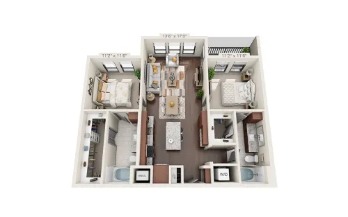 The Kenzie At The Domain floor plan 8