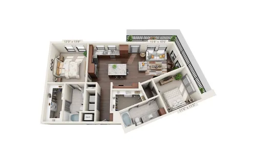 The Kenzie At The Domain floor plan 9