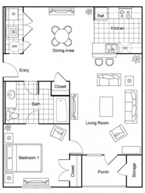 The Paddock at Norwood floorplan 1