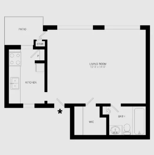 The Ridge floor plan 1