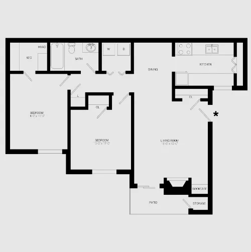 The Ridge floor plan 6