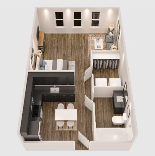 The Standard at Domain Northside floor plan 1